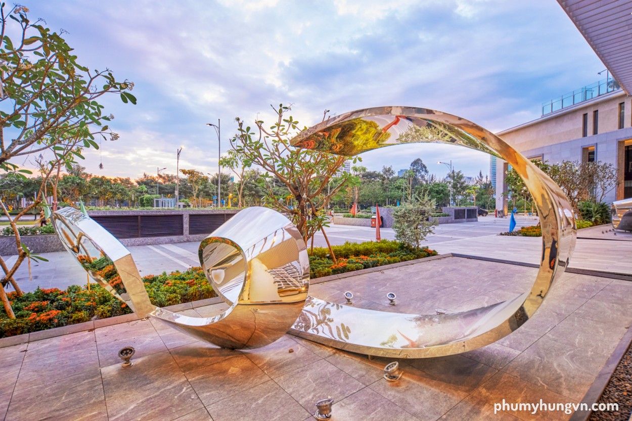 Cách trang trí cảnh quan hiện đại tại dự án The Peak Midtown