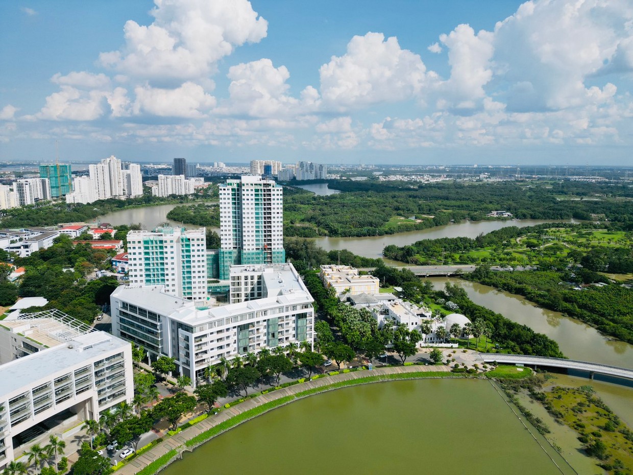 Phối cảnh dự án The Horizon Hồ Bán Nguyệt Phú Mỹ Hưng